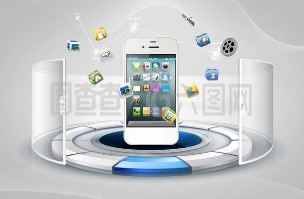 手機創意展示PSD分層素材免費下載